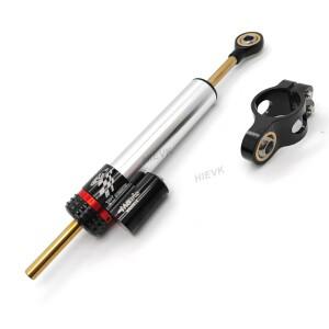 호환 조절식 오토바이 스티어링 댐퍼 스태빌라이저  야마하 혼다 가와사키 스즈키 두카티 BMW용  255mm