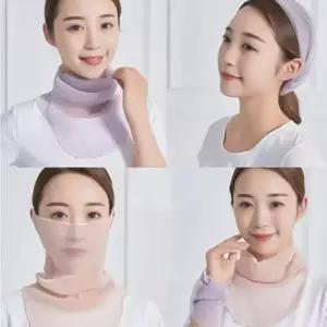 얼굴 망사마스크 골프 햇빛차단 목 햇빛가리개 얼굴가리개 망사 마스크