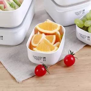 사각 스낵컵 나카야 식품보관용기 2p 밀폐통 소형 280ml 육아용품 통