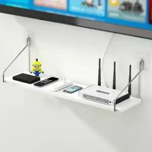 벽고정 선반 공유기 공유기셋톱박스 셋톱박스 선반60cm 화이트-DT 벽고정공유기셋톱박스 공유기셋톱박스선