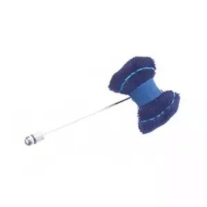 고급 부토니에 결혼소품 악세사리 남자 브로치 정장악세사리 블루리본 정장