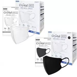 KF94 새부리형 크리스탈 2D마스크 새부리형2D 마스크 개별포장1매입 화이트 블랙 의약외품