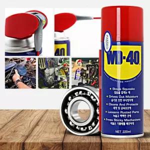 WD40 녹방지제철근오토바이 220ml 스프레이기름칠농기계 자전거녹제거 체인 오토바이 녹방지 오일 제거제