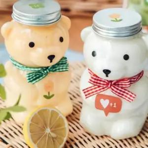 400ml 곰돌이물병 보틀 곰모양보틀 공병 병 물병 물통 베어 텀블러