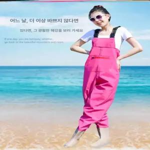 가슴장화 여성용 웨이더 갯벌체험 계류 허벅지장화 체스타