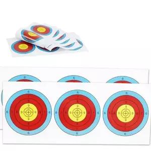 활 쏘기 두꺼운 표적지 연습 양궁 과녁지 종이 실외 트리플 표적판 정밀 용품 사격