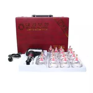 흡입기 호스 한방 포함 컵 원터치 수동식 세트 부황기 부항기 대건 [f7C332F]