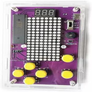 레트로 클래식 게임이 포함된 교육용 ScienSta 기본 납땜 키트 연습 STEM 프로젝트 대학생 학습용 전자