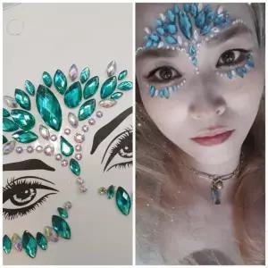 얼굴 일회용문신 페스티벌쥬얼리 스티커 바디 바디장식 메이크업 파티용품