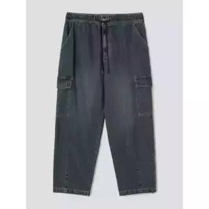 에잇세컨즈 8seconds 경량 밴딩 카고 데님 팬츠 네이비