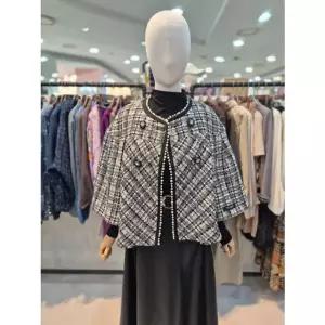 [갤러리아] (르니앤맥코이)케이프 트위드 자켓(MN04JK207HJY)