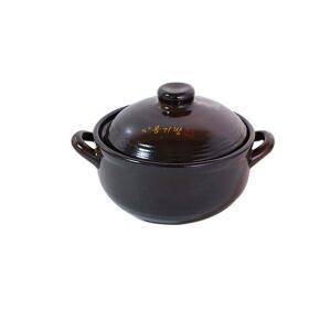 [2개구성] TJ물류 황토 옹기방 사기 내열냄비소 FAWD6A376