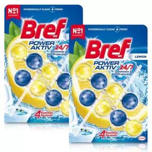 [브레프] 파워액티브 변기세정제 레몬 50g 4개 악취제거[35741199]