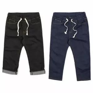 7부 밴딩 맨즈 청바지 캐주얼