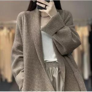 여성 롱가디건 가을가디건 니트가디건 니트 오버핏