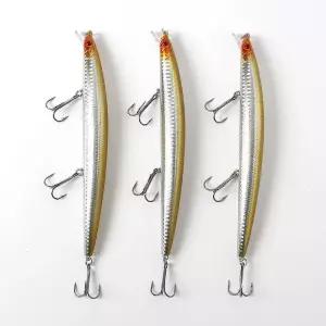 롱샷 플로팅견고한 미노우 루어 3p세트 삼치 미끼 빅베이트