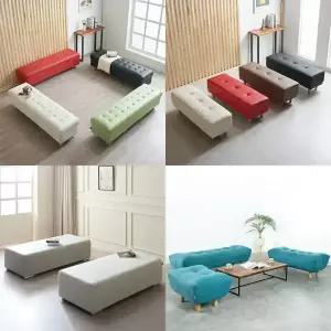 에보니아 벤치 쇼파 스툴 긴의자 모음 / 인테리어 2인용 3인용 소파 의자 대기실 음식점 웨이팅