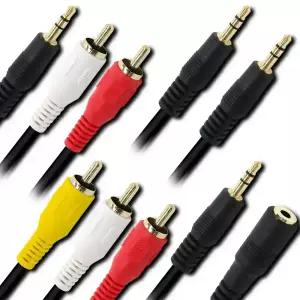 넥시 AUX케이블 오디오 AUX TO RCA 스피커 잭 3.5mm 스테레오 케이블