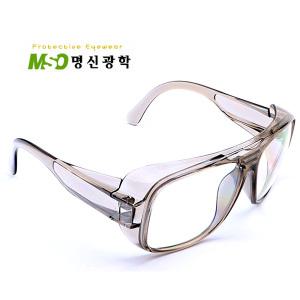 보안경 J-67A 측면보호커버 무색 안전 안경 KP-101A 투명 플라스틱 보호안경 명신광학 K2