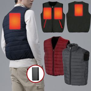 USB 발열조끼 열선 온열 방한 열조끼 보온 패딩 작업