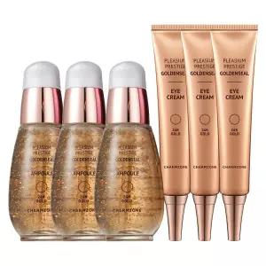 참존 골든실 순금 24k 앰플 30ml 3개 + 아이크림 30ml 3개