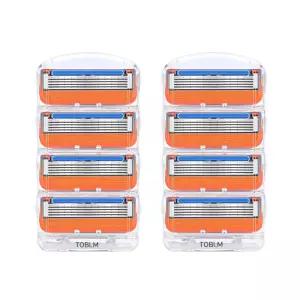 (무료배송) 토비메모리 질레트 면도날 호환전용 퓨전파워 2팩 (8입)