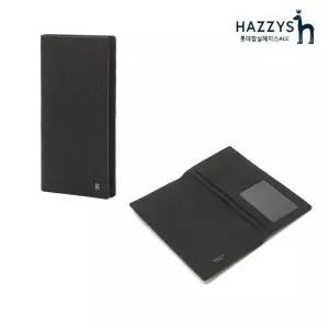 [롯데백화점]헤지스ACC [선물포장]HJWA2F822BK_블랙 로고패턴 소가죽 장지갑