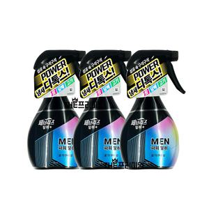 페브리즈 섬유탈취제 MEN 쿨아쿠아향 370ml 3개