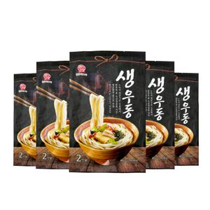 본고장 생면 생우동 2인 5봉 / 한끼식사 즉석요리 국수 칼국수 우동