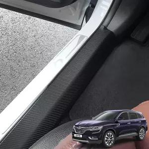 QM6 카본 도어스텝 발판 문턱 가드 몰딩 커버 용품