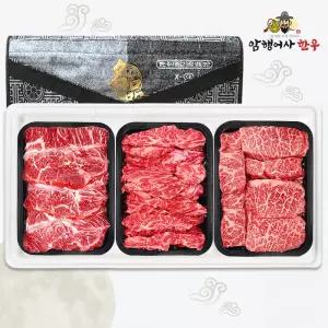 1++ 국내산 한우선물세트 구이용 갈비살 살치살 부채살