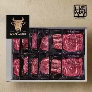 1855블랙앵거스 탑초이스 스페셜 구이세트6호(살치살600g+갈비살600g+토시살400