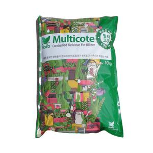 멀티코트 10kg 6개월 완효성 지속성 비료 고추 정식 파구 처리 바사코트 화분 화초 식물 영양제 다육 관엽