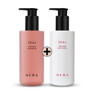 헤라 지일 블루밍 퍼퓸드 샤워젤+바디로션 / 단품2종