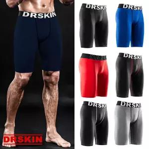 [하프클럽/]남성 기능성 라인 컴프레션 타이즈 스포츠 레깅스 반바지 3부