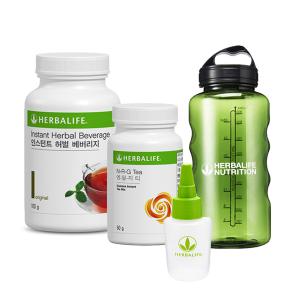 허벌라이프 허벌티, 엔알지티, 1리터 물병, 티용기 50ml