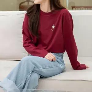 [험블스튜디오] 남녀공용 롱티 레이어드 면 긴팔티 (S9112090)