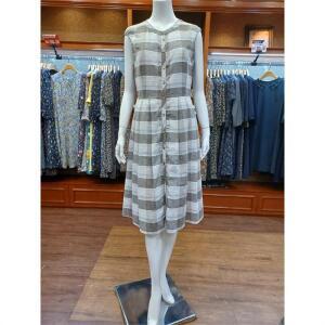 앤디스클라인 세이브존07 체크 린넨원피스  A2MBO636A