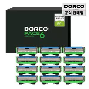 도루코 페이스6 면도날 12입