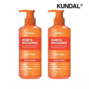 [쿤달]쿤달 허니 앤 마카다미아 퓨어 바디워시 퍼지네이블 500ml x2개