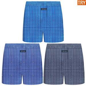 트라이 남자 순면 분리 망 주머니 트렁크 팬티 3매입 C3 MD3