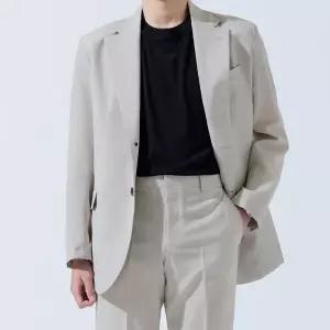 [탑보이][탑보이] [당일출고] 빅사이즈 블렌딩 아이스 린넨라이크 수트 자켓 (RH001)