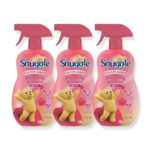 스너글 오리지널 섬유 탈취제 블루밍부케 470ml 3개