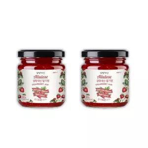 설탕대신 알룰로스 딸기잼 240g x 2, 국내산 딸기 50%