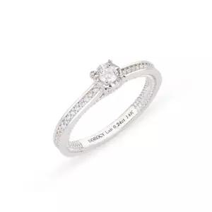 14k 일루전 랩 다이아몬드 4프롱 반지_1부