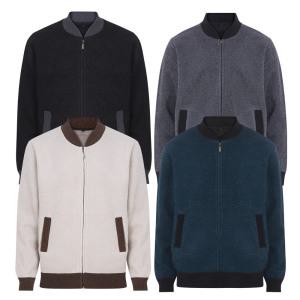 남자 사무실 가디건 니트 점퍼 남성 기모안감 시보리 잠바 겨울 간절기