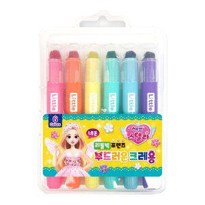 [신세계몰]해피 스텔라 부드러운 크레용 네온 6색