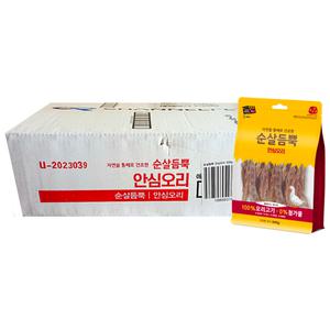 건강한 간식 순살듬뿍 안심오리 300g 10개