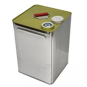 사각 18리터 철제 용기 말통 철캔 페인트캔 공캔 틴케이스 잡관 국내 제조 18L