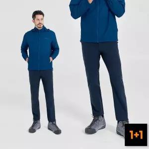 [마운틴벨리][BEST특가][1+1] 남성 이중직 쾌적한 루텔 워크웨어 베이직 스판 슬랙스 팬츠